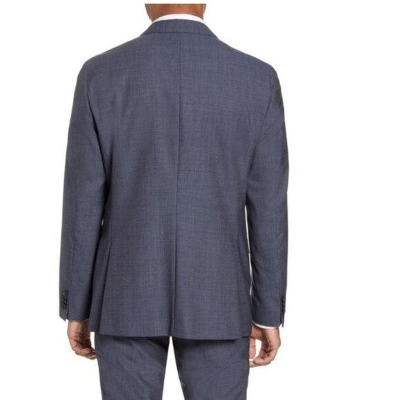 HUGO BOSS Novan Slim Fit Houndstooth Wool Coat - Picture 2 of 13